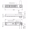 Dimensions of Guub lock p122