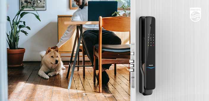 Philips-9300-smart-lock with Smart door viewer